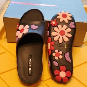 Prada Women Pool Slide